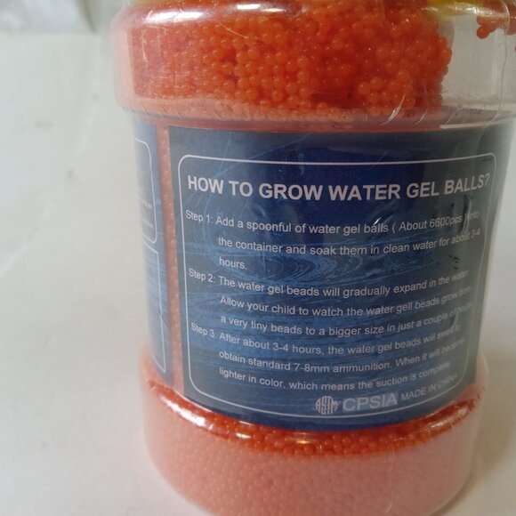 Futolys Water Ball Beads 100 000 Orange New BALL001 - Picture 6 of 9